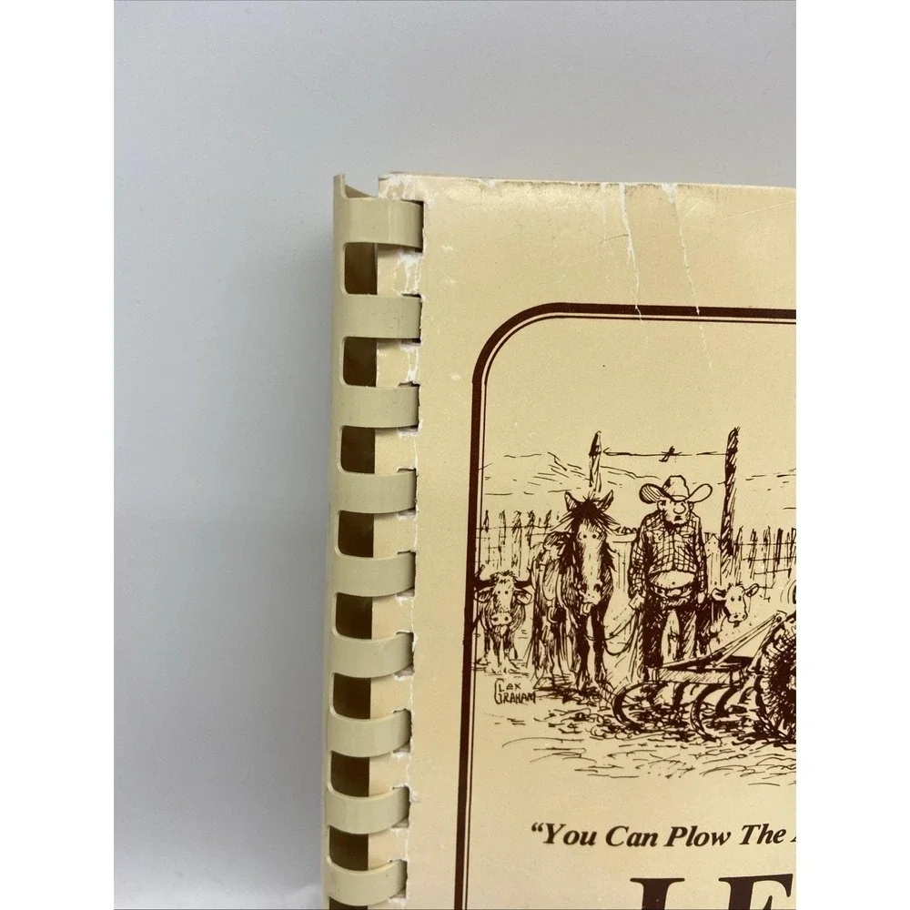 Vintage Let's Eat C.I.A. Cookbook Cutters In Action Recipes Spiral Bound Western